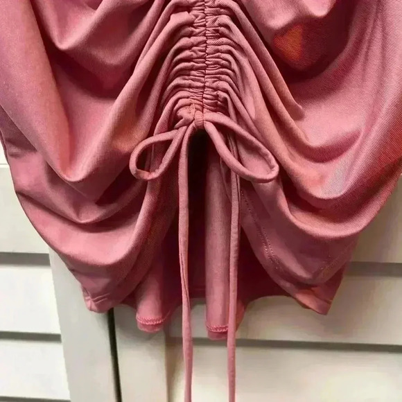 Fashion Nova Long Sleeve Bodycon Dress Size Small Pink - Picture 4 of 6